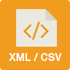 File (CSV, XML)